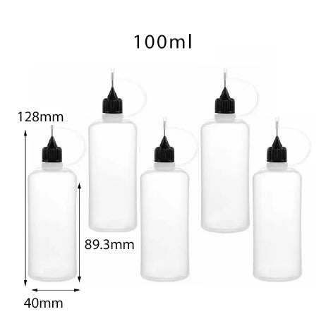 Reusable Needle Tip Bottle *5 (lot) : 5/10/20/30/50/100ML