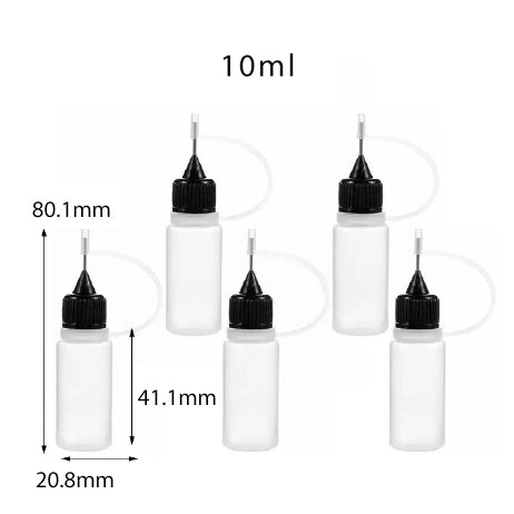 Reusable Needle Tip Bottle *5 (lot) : 5/10/20/30/50/100ML