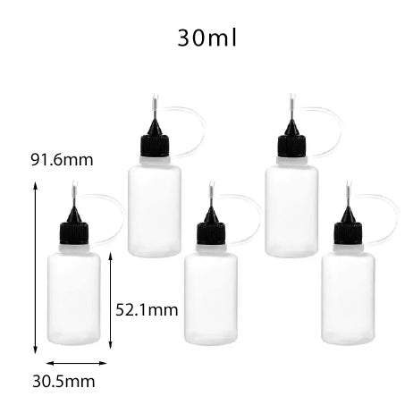 Reusable Needle Tip Bottle *5 (lot) : 5/10/20/30/50/100ML