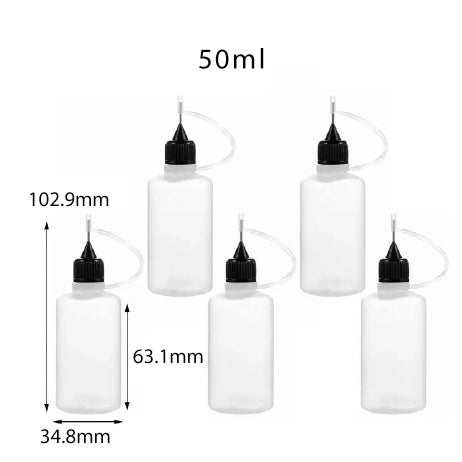 Reusable Needle Tip Bottle *5 (lot) : 5/10/20/30/50/100ML