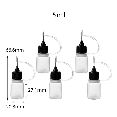 Reusable Needle Tip Bottle *5 (lot) : 5/10/20/30/50/100ML
